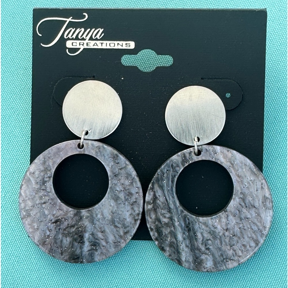 High-End Department Store Designer One of Kind Statement Earrings